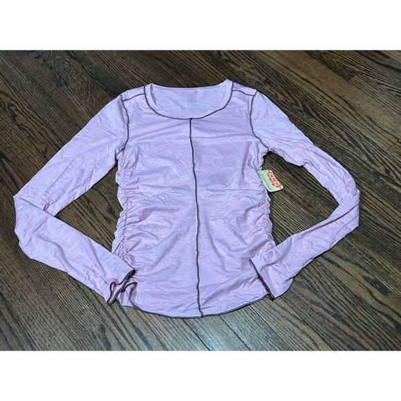 FP Movement x Hatch Women's Rose Pink Right On Run Layer Long Sleeve Top Size S - Picture 3 of 12